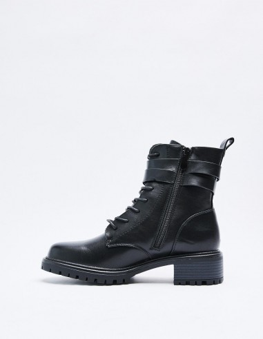 BOTÍN MILITAR EFECTO PIEL BOTÍN MILITAR EFECTO PIEL