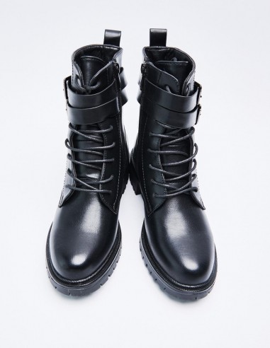 BOTÍN MILITAR EFECTO PIEL BOTÍN MILITAR EFECTO PIEL