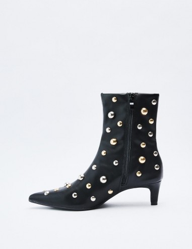 BOTÍN TACÓN EFECTO PIEL