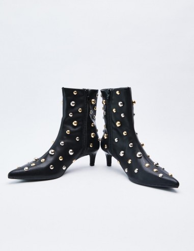 BOTÍN TACÓN EFECTO PIEL