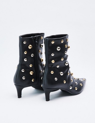 BOTÍN TACÓN EFECTO PIEL