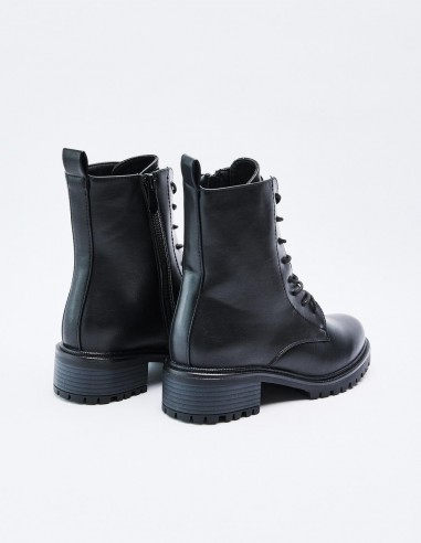 BOTÍN MILITAR EFECTO PIEL BOTÍN MILITAR EFECTO PIEL