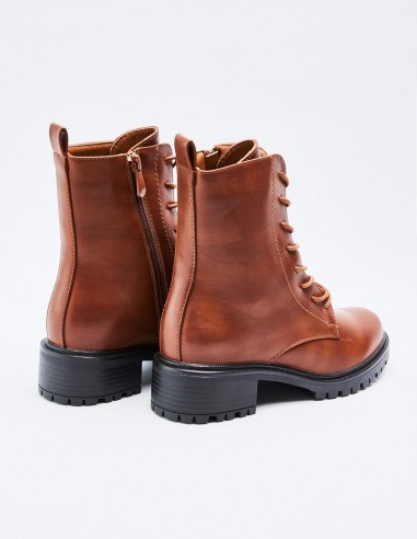 BOTÍN MILITAR EFECTO PIEL BOTÍN MILITAR EFECTO PIEL