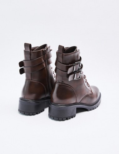 BOTÍN MILITAR EFECTO PIEL BOTÍN MILITAR EFECTO PIEL