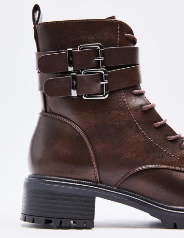 BOTÍN MILITAR EFECTO PIEL BOTÍN MILITAR EFECTO PIEL