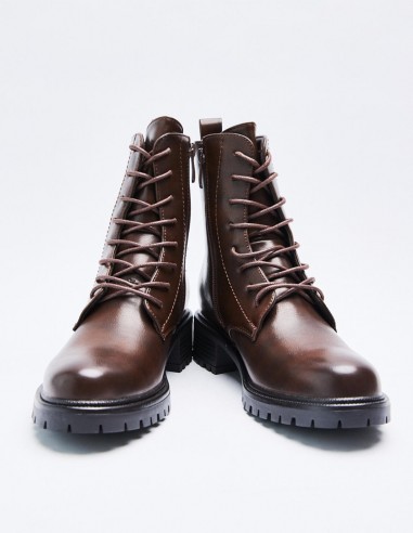 BOTÍN MILITAR EFECTO PIEL BOTÍN MILITAR EFECTO PIEL