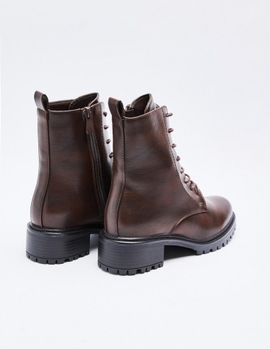 BOTÍN MILITAR EFECTO PIEL BOTÍN MILITAR EFECTO PIEL