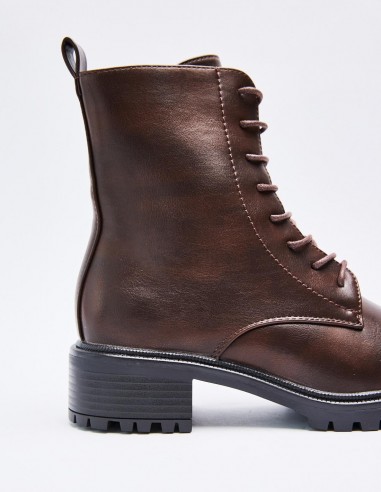 BOTÍN MILITAR EFECTO PIEL BOTÍN MILITAR EFECTO PIEL