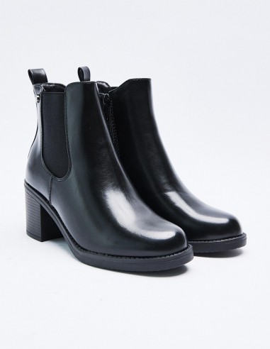 BOTÍN  TACÓN EFECTO PIEL