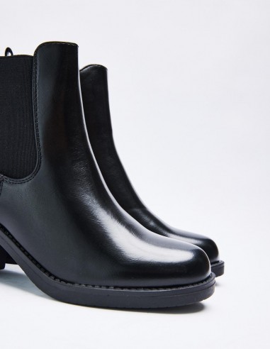 BOTÍN  TACÓN EFECTO PIEL