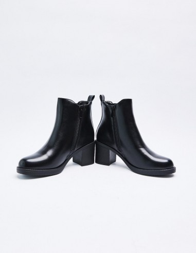 BOTÍN  TACÓN EFECTO PIEL