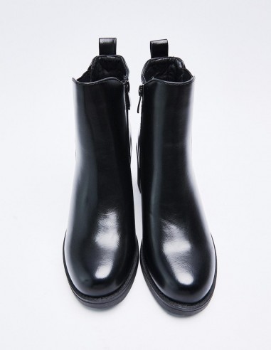 BOTÍN  TACÓN EFECTO PIEL