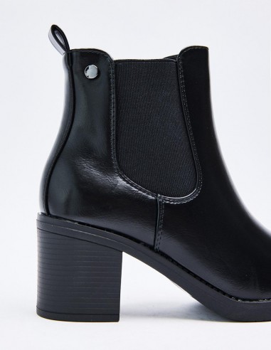 BOTÍN  TACÓN EFECTO PIEL