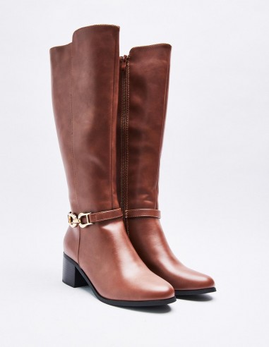 BOTA TACÓN  HÍPICA HEBILLA BOTA TACÓN  HÍPICA HEBILLA