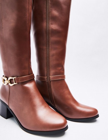 BOTA TACÓN  HÍPICA HEBILLA BOTA TACÓN  HÍPICA HEBILLA