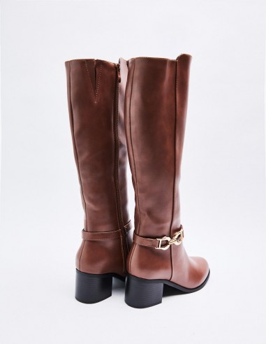 BOTA TACÓN  HÍPICA HEBILLA BOTA TACÓN  HÍPICA HEBILLA