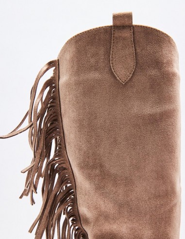 BOTA TACÓN EFECTO SERRAJE BOTA TACÓN EFECTO SERRAJE