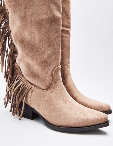 BOTA TACÓN EFECTO SERRAJE BOTA TACÓN EFECTO SERRAJE