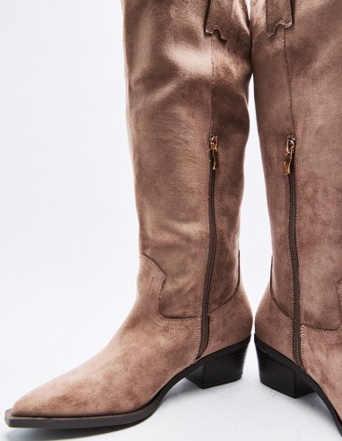 BOTA ALTA EFECTO SERRAJE