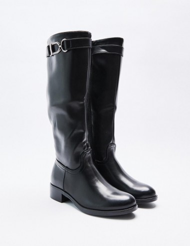BOTA PLANA HEBILLAS BOTA PLANA HEBILLAS