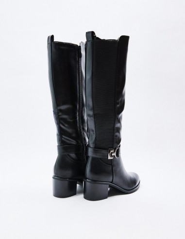 BOTA TACÓN ANCHO HEBILLAS BOTA TACÓN ANCHO HEBILLAS