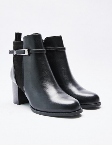 BOTÍN  TACÓN ANCHO BOTÍN  TACÓN ANCHO