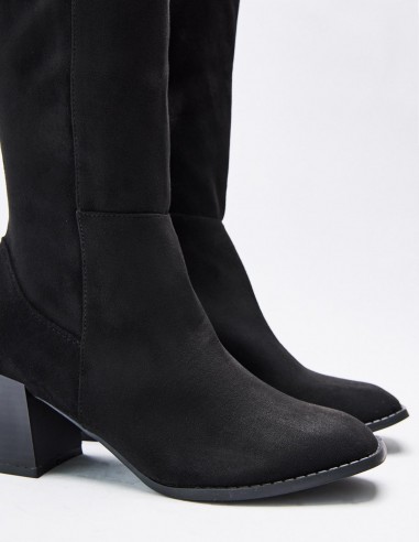 BOTA TACÓN EFECTO SERRAJE BOTA TACÓN EFECTO SERRAJE