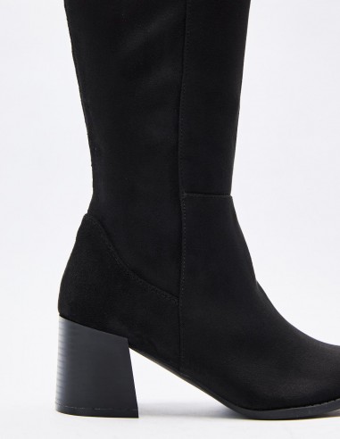 BOTA TACÓN EFECTO SERRAJE BOTA TACÓN EFECTO SERRAJE