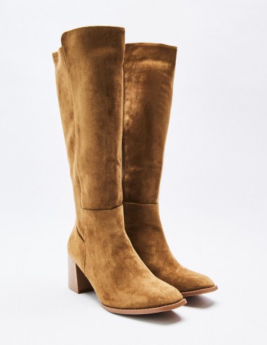 BOTA TACÓN EFECTO SERRAJE BOTA TACÓN EFECTO SERRAJE