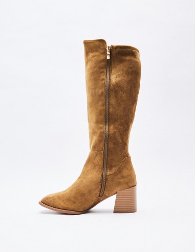 BOTA TACÓN EFECTO SERRAJE BOTA TACÓN EFECTO SERRAJE