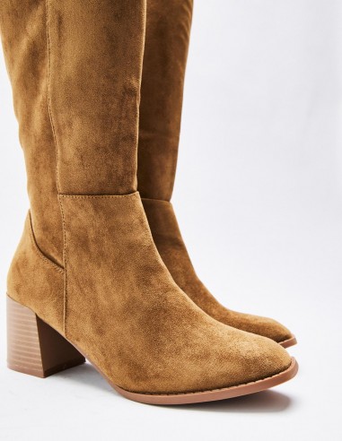 BOTA TACÓN EFECTO SERRAJE BOTA TACÓN EFECTO SERRAJE