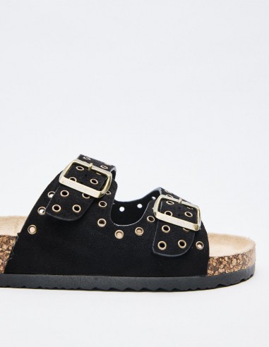 SANDALIA EFECTO SERRAJE