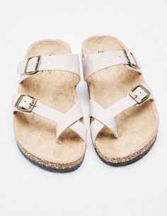 SANDALIA PLANA EFECTO PIEL 2