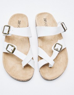 SANDALIA PLANA EFECTO PIEL 2