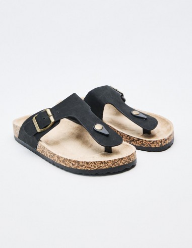 SANDALIA CHANCLA EFECTO PIEL