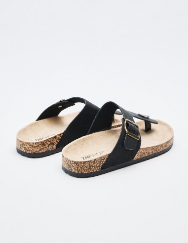 SANDALIA CHANCLA EFECTO PIEL