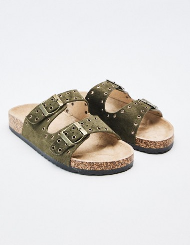 SANDALIA EFECTO SERRAJE