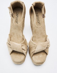 SANDALIA CUÑA EFECTO SERRAJE 2