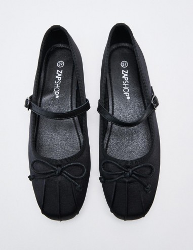 BAILARINA PLANA EFECTO RASO