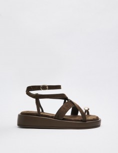 SANDALIA EFECTO SERRAJE