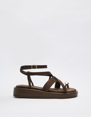 SANDALIA EFECTO SERRAJE