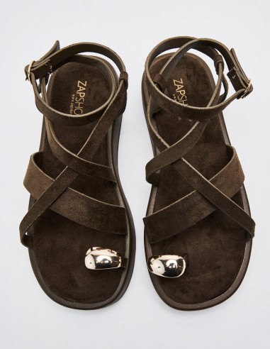 SANDALIA EFECTO SERRAJE