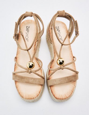 SANDALIA PLATAFORMA YUTE