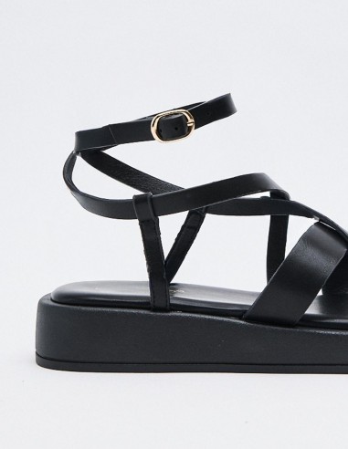 SANDALIA  EFECTO PIEL