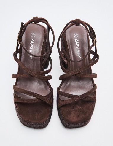 SANDALIA TACÓN YUTE