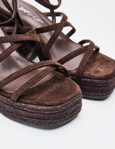 SANDALIA TACÓN YUTE