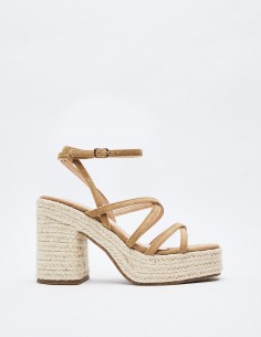 SANDALIA TACÓN YUTE