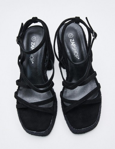 SANDALIA TACÓN YUTE