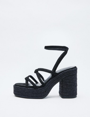 SANDALIA TACÓN YUTE