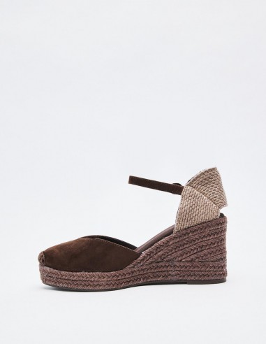 ZAPATO CUÑA EFECTO SERRAJE